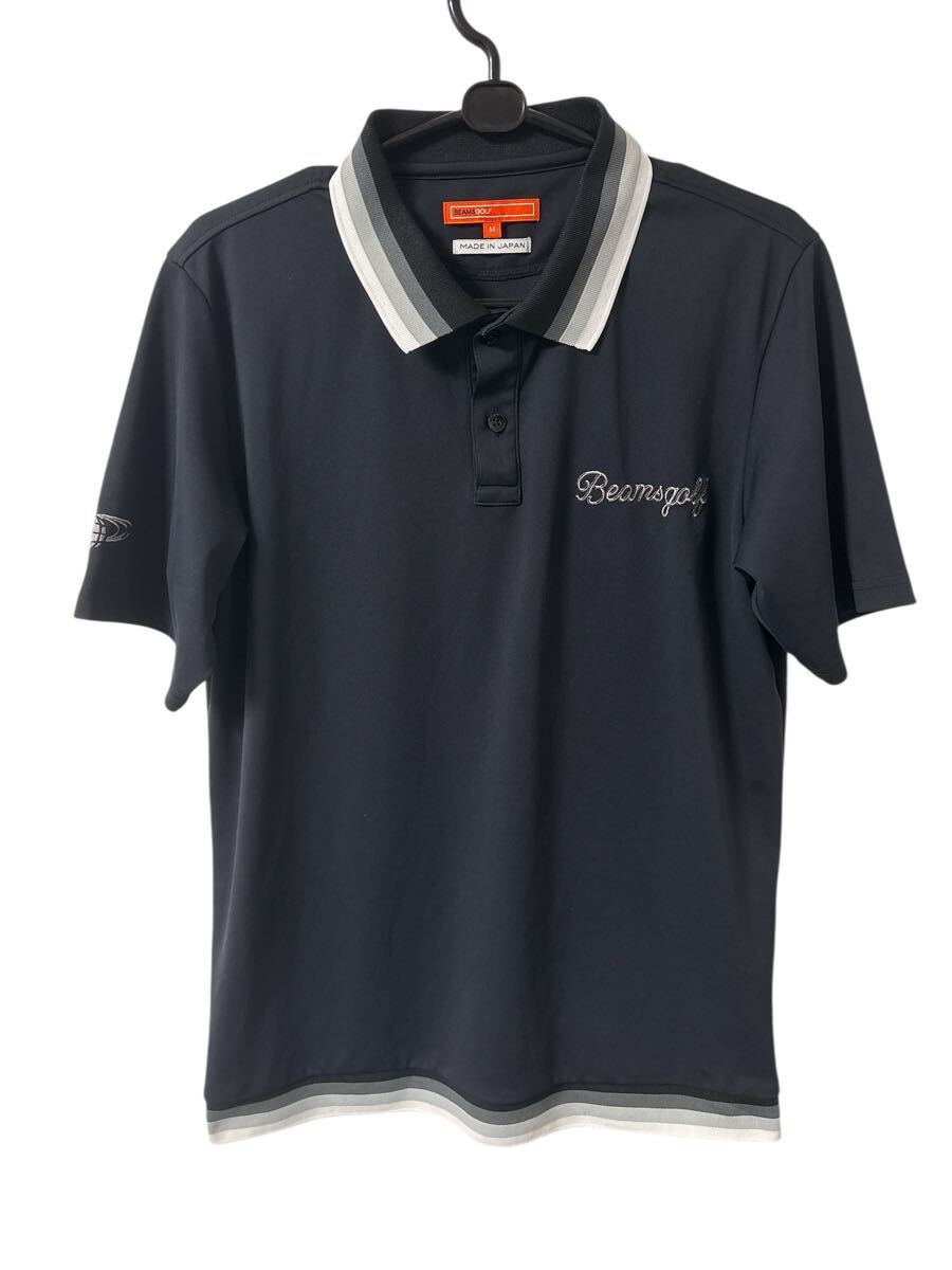 BEAMS GOLF ビームスゴルフ ゴルフウェア ポロシャツ 半袖 ブラック拍卖