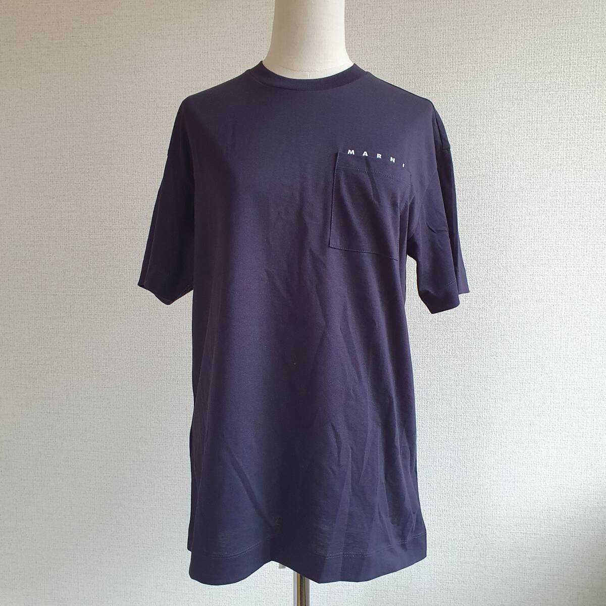 【新品・未使用】MARNI KIDS 胸ポケット ロゴTシャツ 黒 14Y M01415M00RF拍卖
