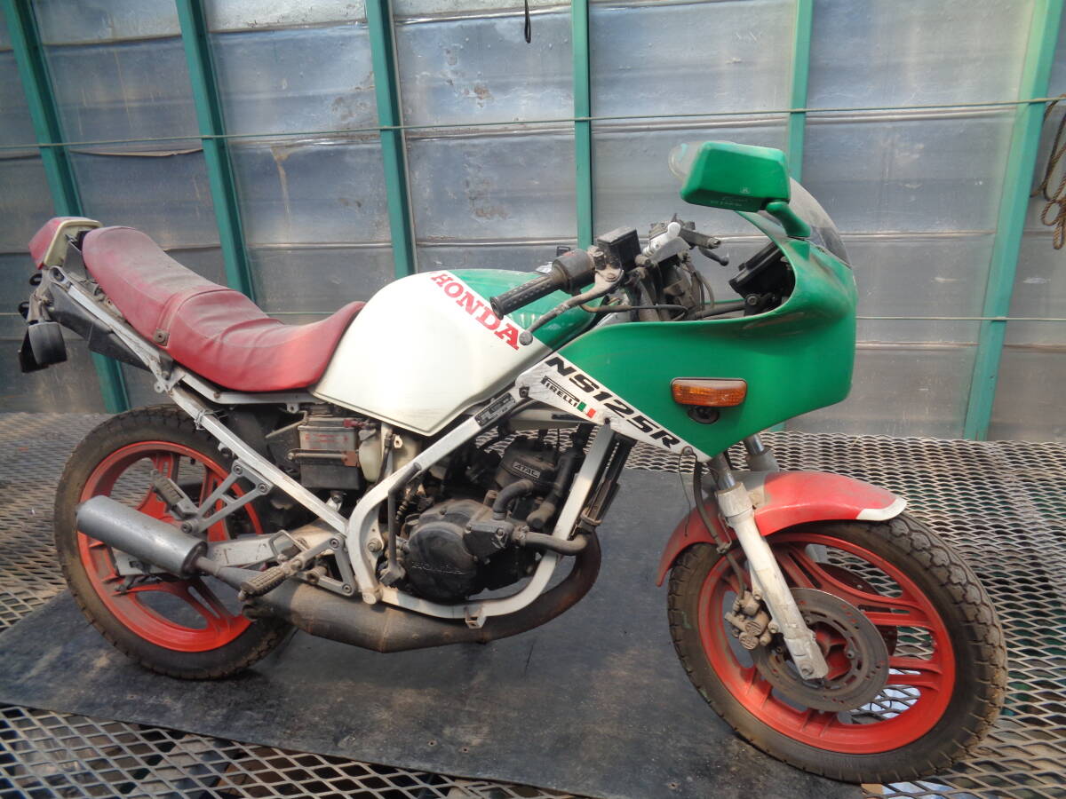 ホンダ 限定500台 NS125R レストア&部品取りベース車両の扱いの現状販売車両です。NO-55拍卖