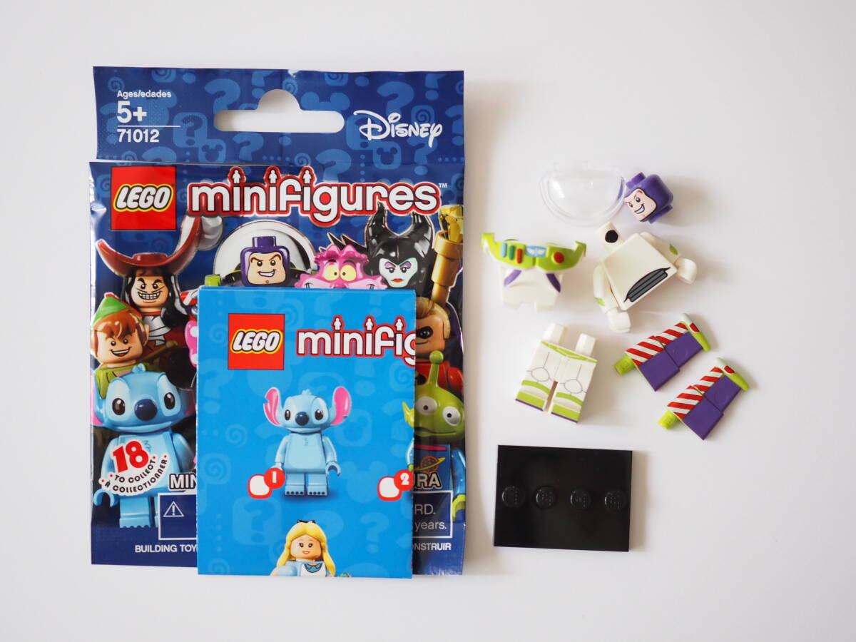 【開封未組立】レゴ ミニフィギュア ディズニー シリーズ1 NO.3 バズ ライトイヤー ミニフィグ Buzz Lightyear LEGO Disney minifigure拍卖