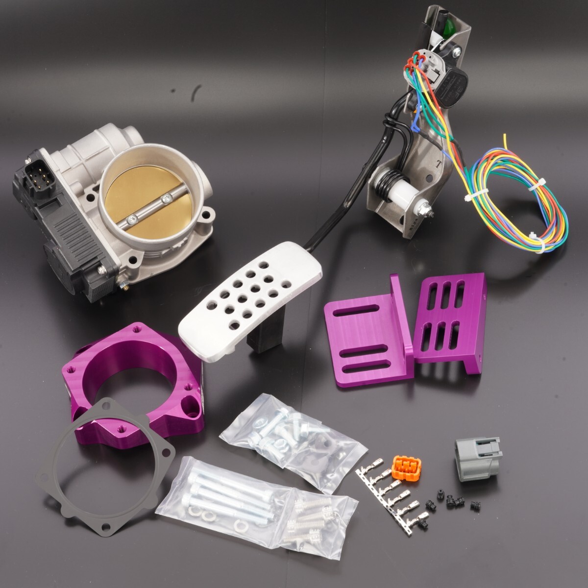 JZX100 1JZ-GTE ツアラーV 用 純正インテークマニホールド用 電スロ化コンプリートキット拍卖