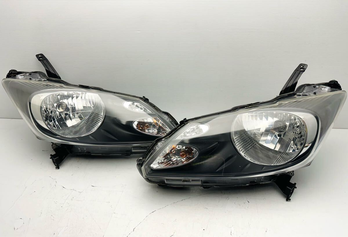 美品 割れ無 ホンダ フリード GB3 GB4 ハロゲン ヘッドライト 左右セット KOITO 100-22839 レベ付き 刻印J0 (J222)拍卖