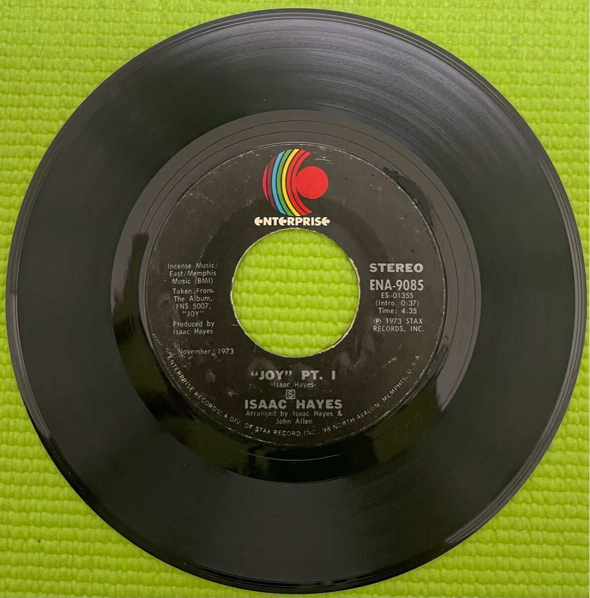 Soul sampling drumbreak raregroove record Isaac Hayes Joy 7inch 1973 拍卖