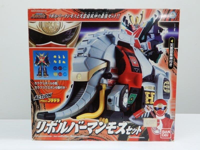 新品未使用未開封 忍風戦隊ハリケンジャー リボルバーマンモスセット デットストック 0508X1G拍卖