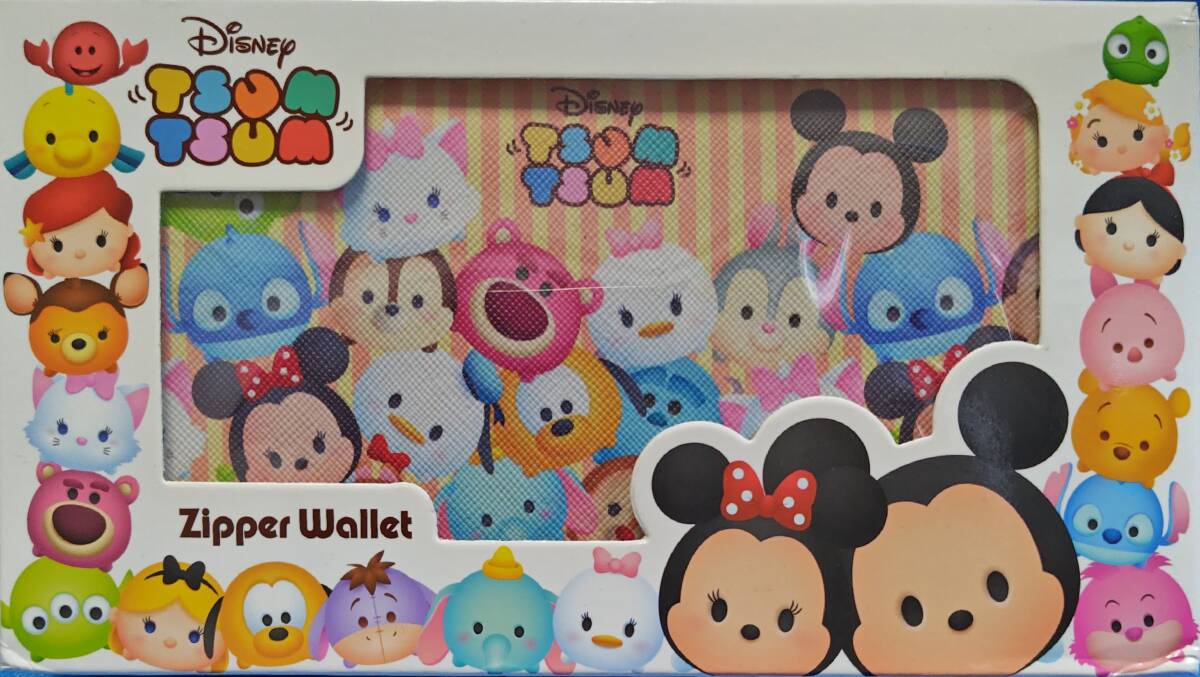 ディズニー ツムツム ロング ウォレット 未開封 ミッキーマウス ドナルドダック ちいかわ 長財布 財布拍卖
