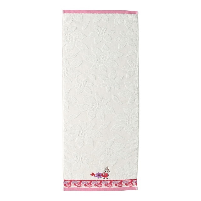 【即決】▽ムーミン ブロッサムレース フェイスタオル▽ リトルミイ タオル キャラクター お花 かわいい 部活 体育 拍卖