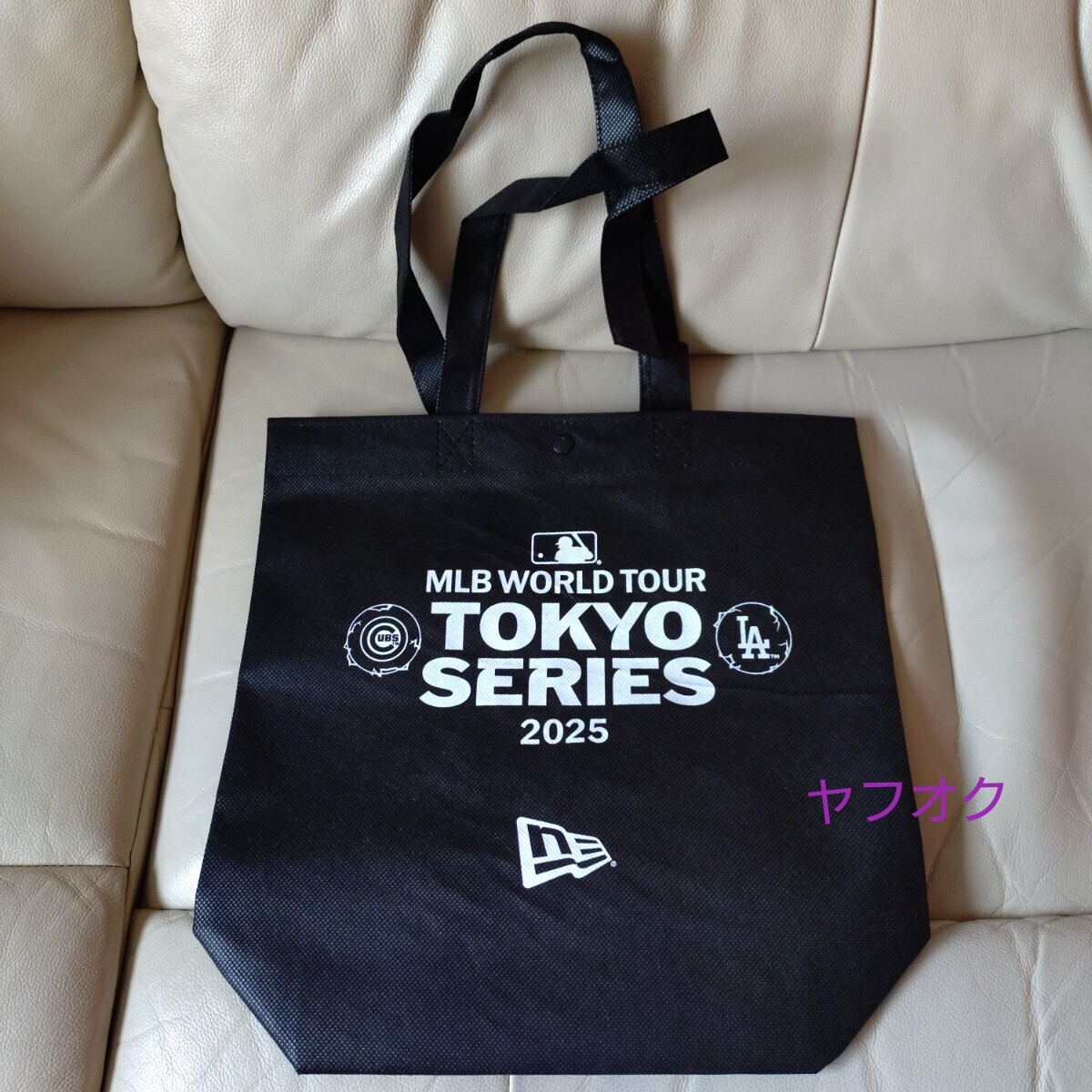MLB ワールドツアー 東京シリーズ ニューエラ ドジャース カブス 不織布 トートバッグ エコバッグ ショップバッグ ショッパー バッグ 新品拍卖