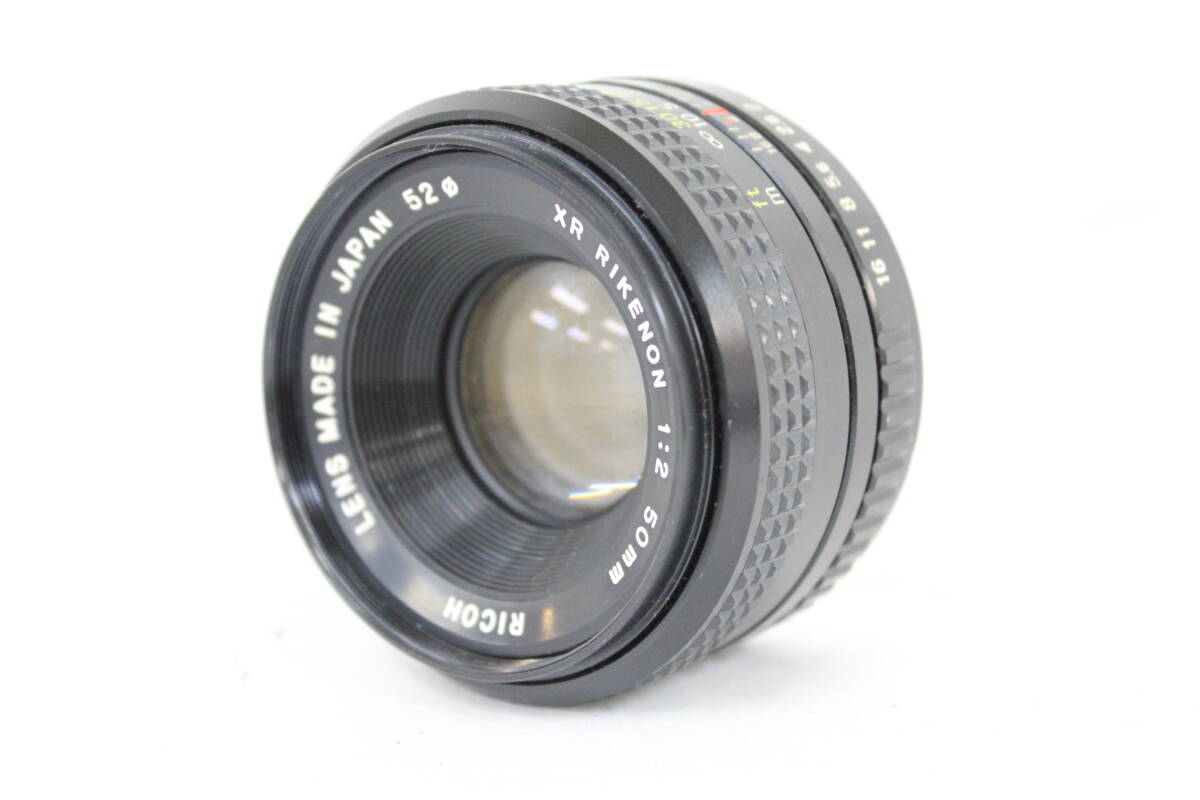 【訳あり品】 リコー Ricoh XR Rikenon 50mm F2 レンズ M6429拍卖