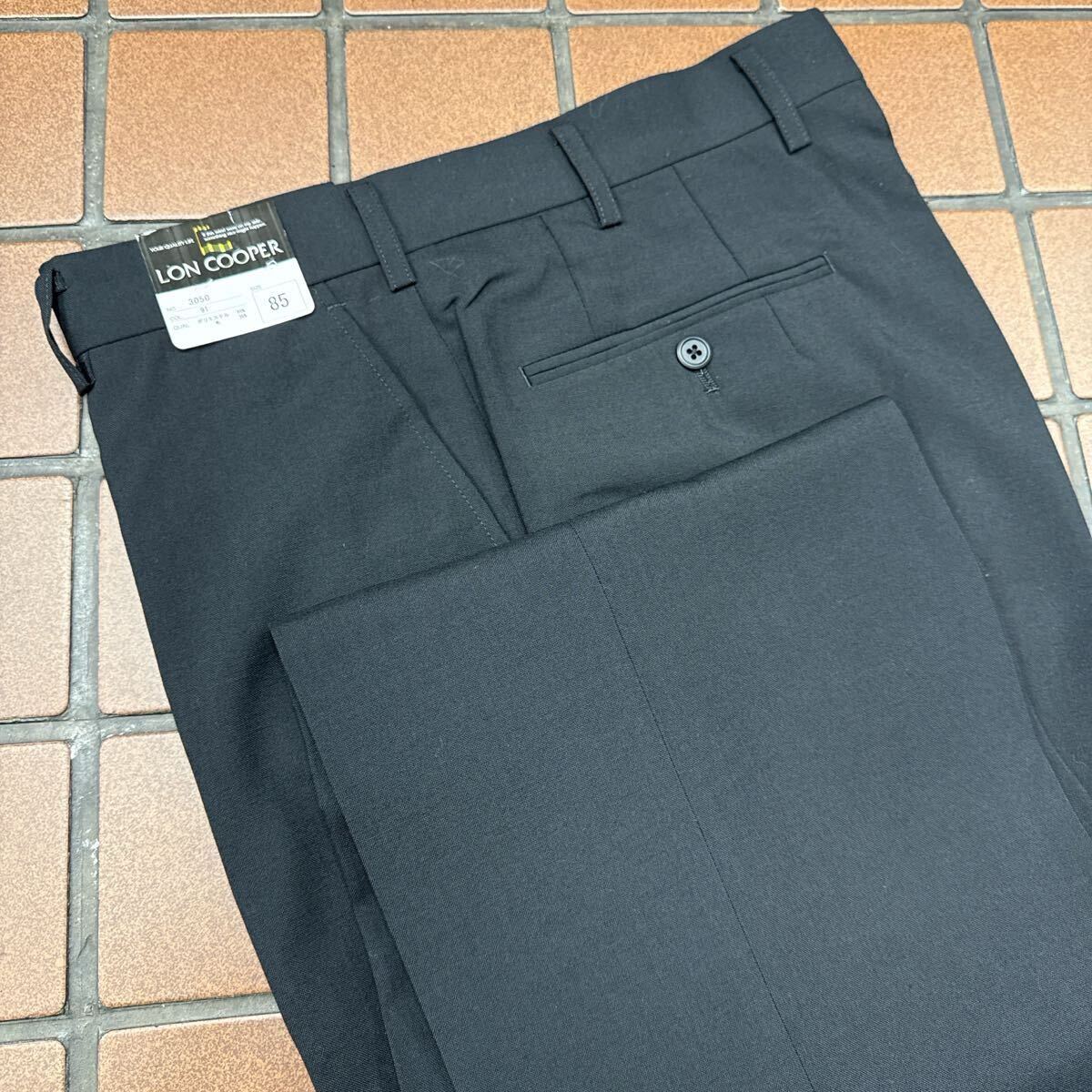 新品☆未使用 W85cm ノータック ブラック系 メンズスラックス ゴルフパンツメンズ メンズパンツ ゴルフウェア GOLFパンツ ウォッシャブル拍卖