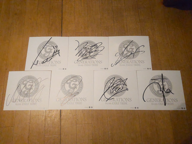 非売品★GENERATIONS from EXILE TRIBE 直筆サイン 色紙7枚★白濱亜嵐 片寄涼太 小森隼 中務裕太 関口メンディー 数原龍友 佐野玲於 拍卖