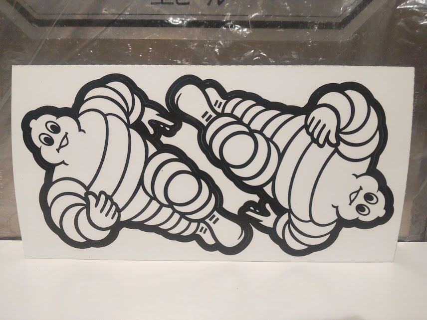 廃番★昭和レトロ★旧車 オートバイ MICHELIN シュラン ステッカー シール★F1 バイク 走り屋 ヤンキー 暴走族 街道レーサー レーシング拍卖