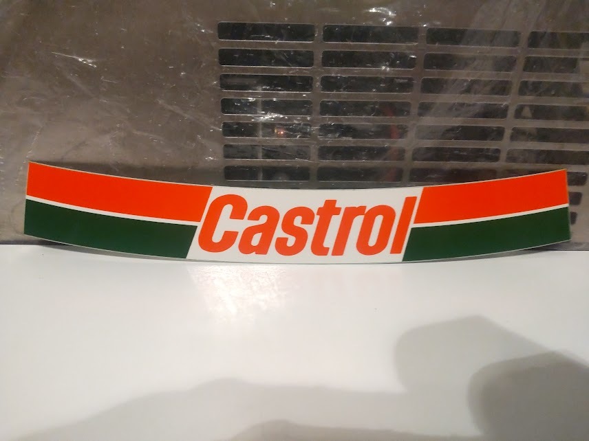 廃番★昭和レトロ★旧車 メカニック エンジンオイル F1 castrol カストロール ステッカー シール★バイク ヤンキー 暴走族 F1 レーシング拍卖