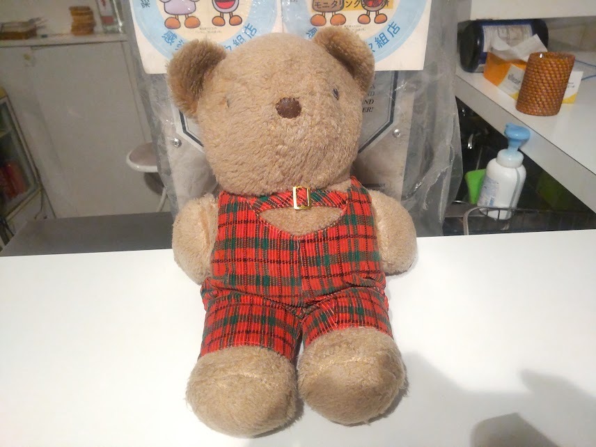 廃番★昭和レトロ★日本製★80年代★当時物 ビンテージ★クマ 熊 ベアー ぬいぐるみ 人形★動物 アニマル 懐かしい 思い出の品物 置物拍卖