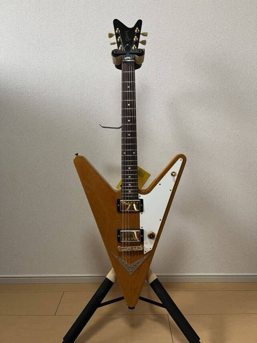 Gibson Reverse flying V 世界限定400本 Vivid Trans Amber リバース フライングV ギブソン拍卖