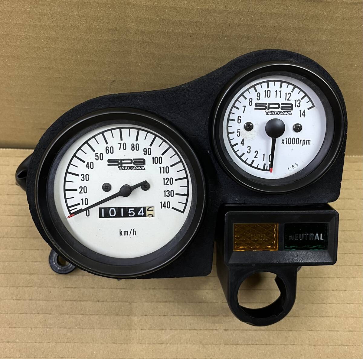 絶版当時物 希少●針点灯確認済◎特選中古★SP/武川/タケガワ★モンキー/R/RT/BAJA/バハ★SPA/機械式/タコメーター/スピードメーター AD218拍卖