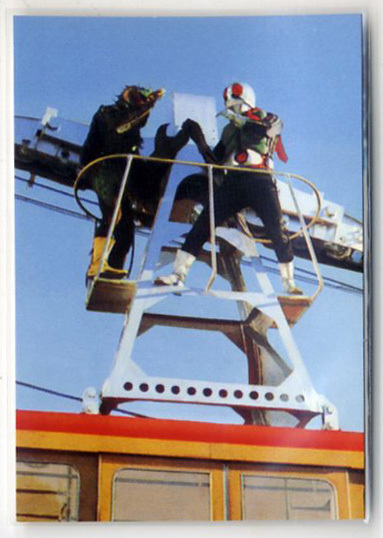 ◆防水対策 厚紙補強 カルビー 仮面ライダーチップスカード(2003 復刻版) 536番 また現れた ガニコウモル トレカ 即決拍卖