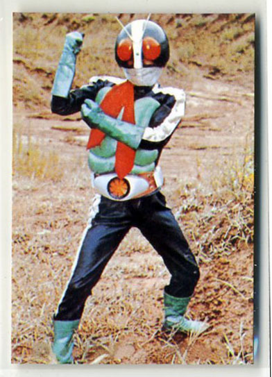 ◆防水対策 厚紙補強 カルビー 仮面ライダーチップスカード(1999 復刻版) 73番 仮面ライダー2号の誕生の秘密 トレカ 即決拍卖