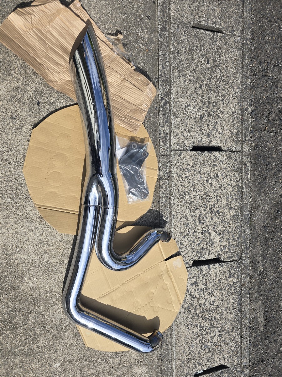 Vance&Hinse fxcwc1580 2into1 マフラー ソフテイル FXCW FXCWC ロッカー Vance&Hines 2-1 マフラー バンス&ハインズ ビッグラディウス拍卖