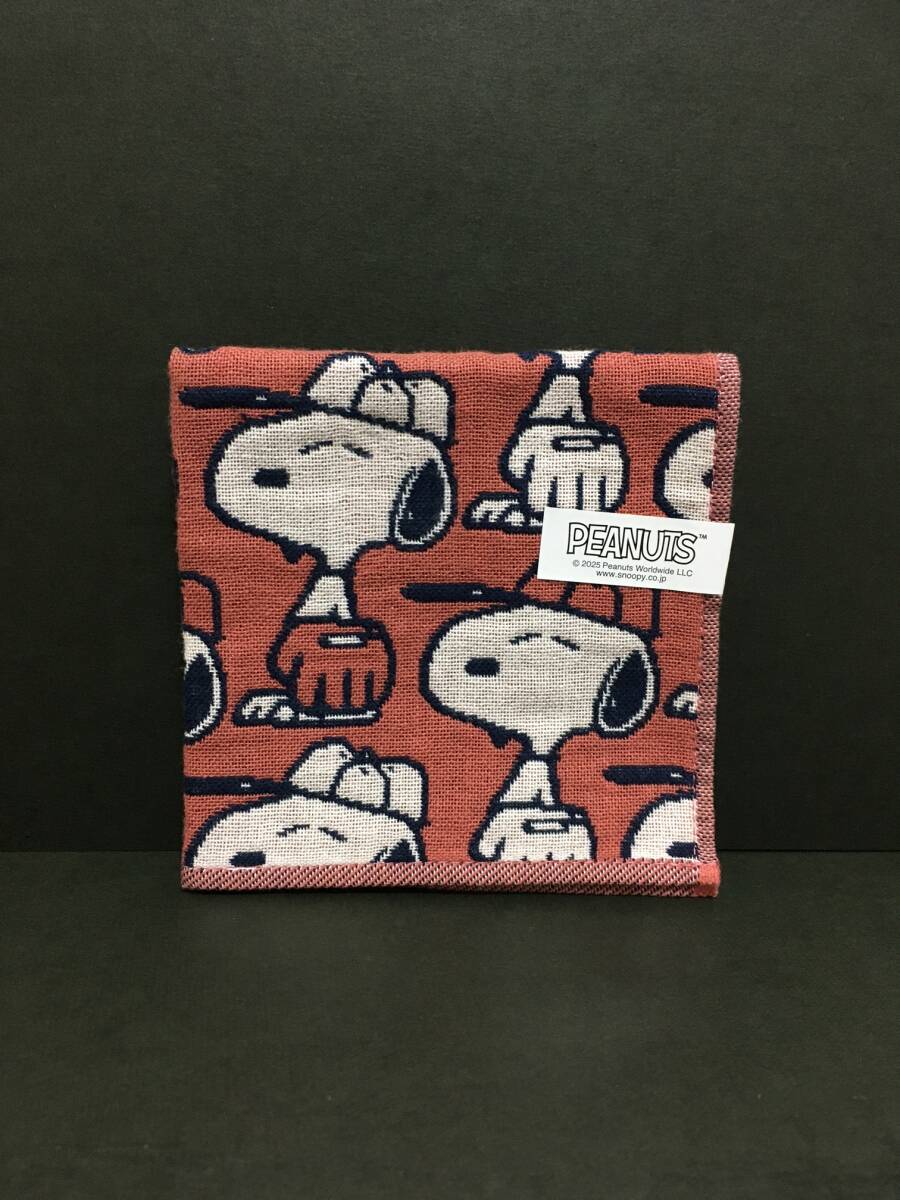 PEANUTS★スヌーピー 3重ガーゼハンカチ☆彡 スヌーピー ベースボール☆ タオルハンカチ 新品 SNOOPY拍卖