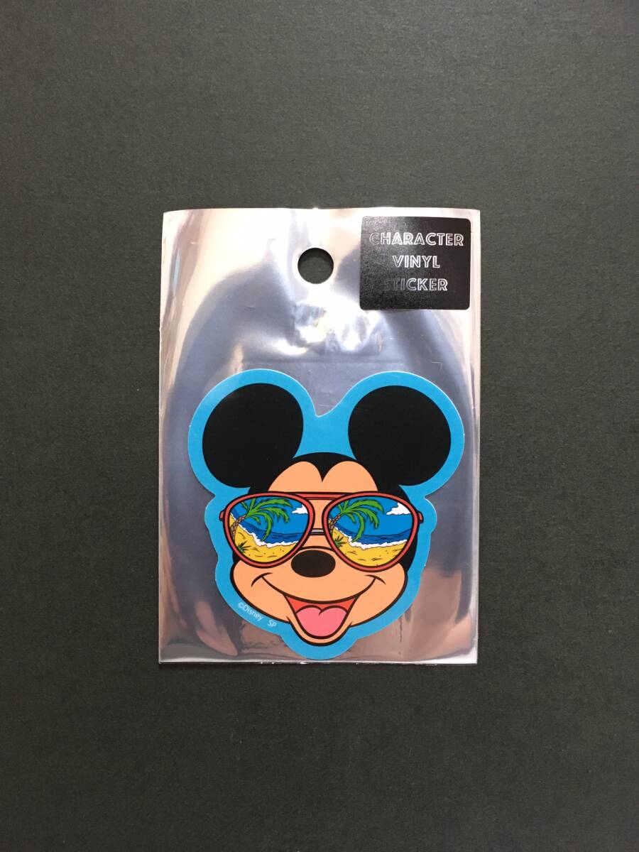 Disney/ディズニー キャラクターステッカー☆彡 ミッキーマウス サングラス☆ 耐性・耐水性 新品未開封品 スモール・プラネット拍卖