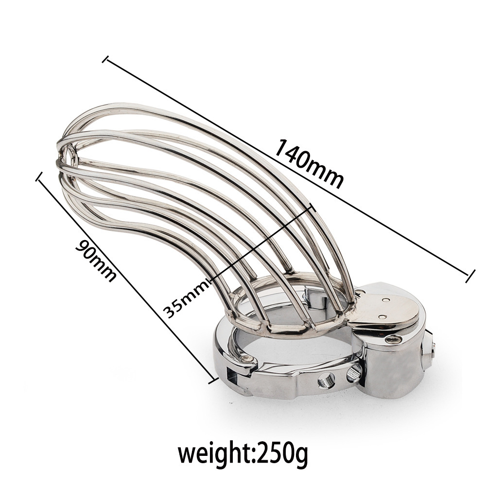 貞操帯 ステンレス 貞操 コックリング メンズ SMグッズ コスプレ 奴隷 ペット リング内径サイズ調整可能 金属 男性 下着 南京錠拍卖