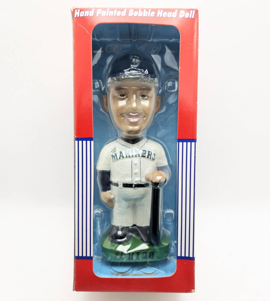 未使用品◇シアトル マリナーズ 51 イチロー選手 ハンドペイント ボブルヘッド ドール MLBPA Official LIcensee-Major拍卖