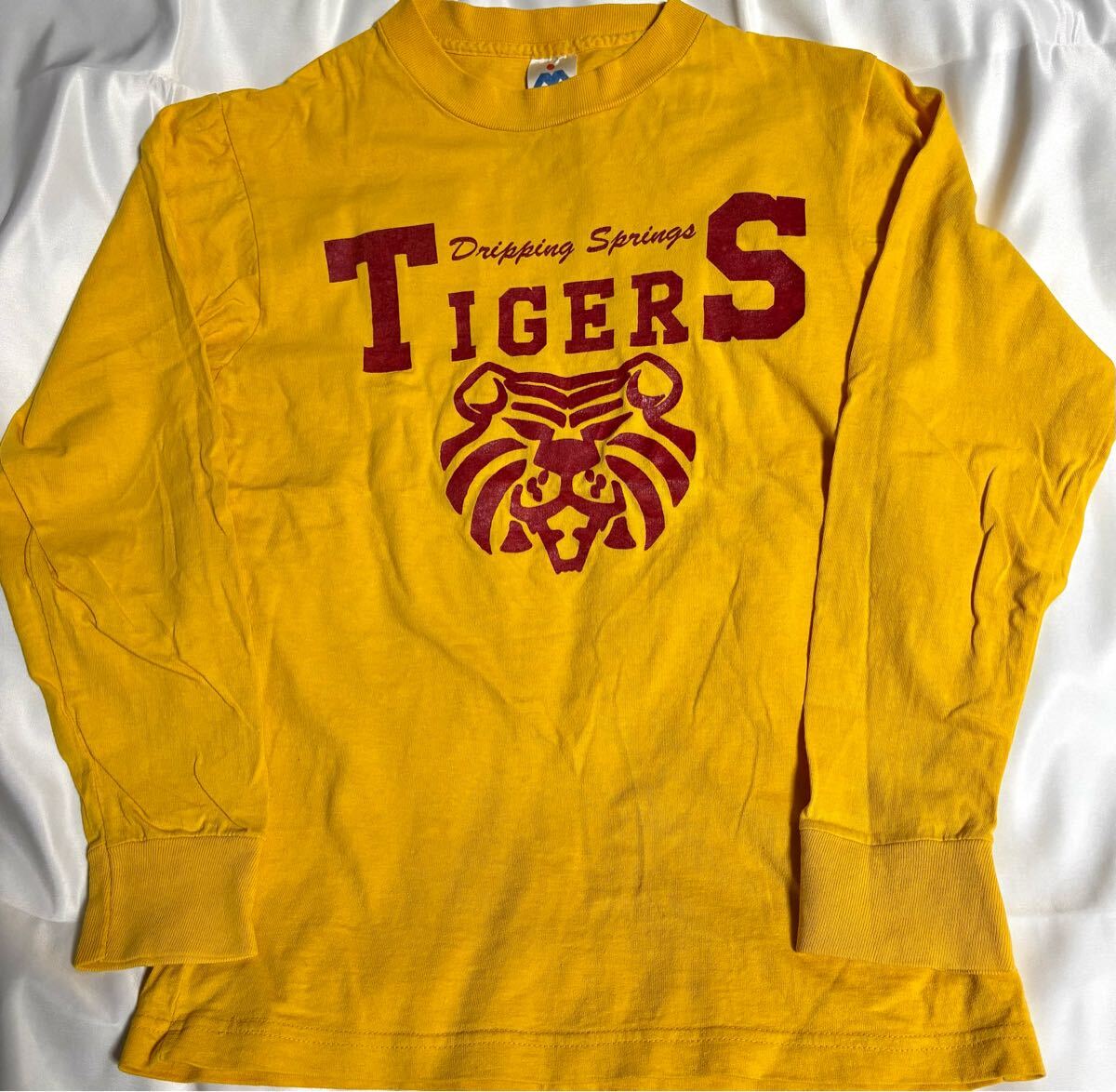 ヴィンテージ USA製 グラフィックロンT プリント Tシャツ 表記L(実質M)ピンホールあり拍卖