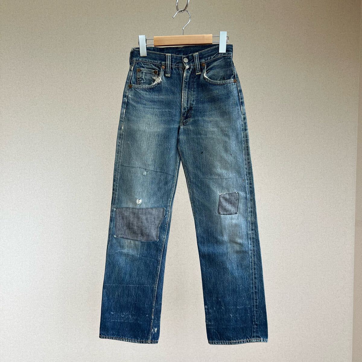 50s 60s LEVI'S オリジナル リーバイス デニム 503ZXX 302 ボーイズ ダブルエックス 501XX bigE ヴィンテージ vintage リベット ビッグE拍卖