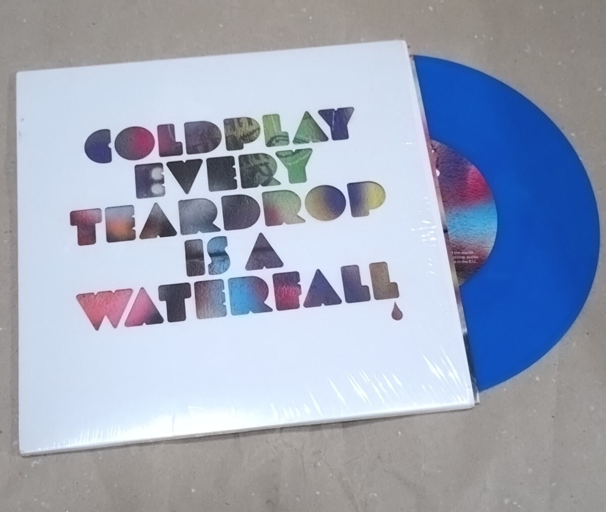 送料込! COLDPLAY - EVERY TEARDROP IS A WATERFALL(EU盤オリジナル/7 inchシングル カラーレコード/R6843) コールドプレイ拍卖