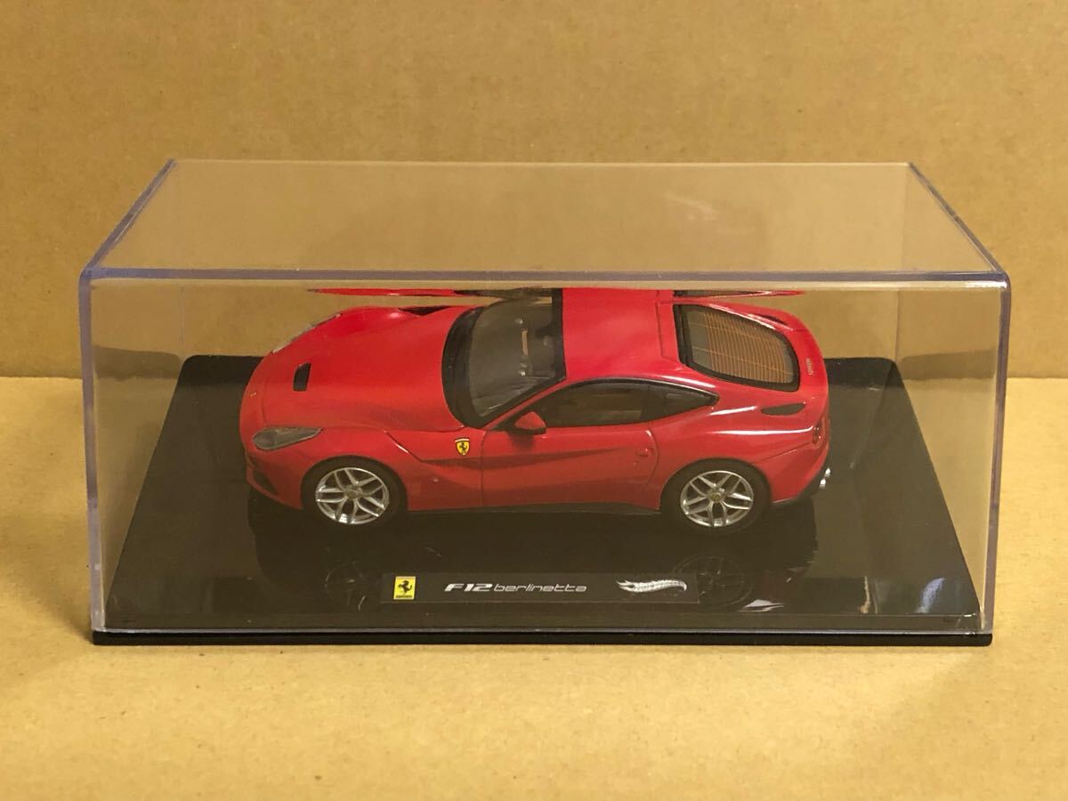 箱なし ホットウィール エリート 1/43 フェラーリ F12 ベルリネッタ レッド Hotwheels Elite 1/43 Ferrari F12 Berlinetta拍卖