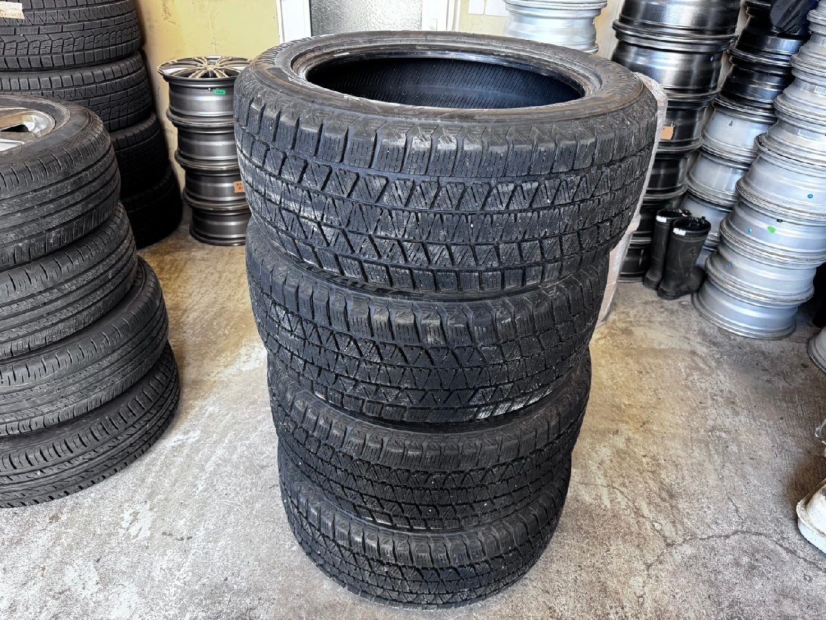 275/50R20 BRIDGESTONE BLIZZAK DM-V3 2019年製 バリ山 スタッドレスタイヤ 4本セット K76拍卖