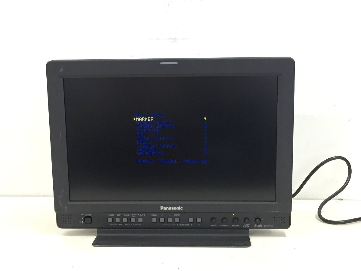 Panasonic 17型液晶モニター 業務用 BT-LH1710 通電のみ確認 中古現状ジャンク品(管:2A-M)拍卖