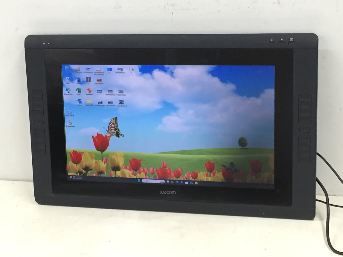 ワコム 21.5型 Cintiq22HD 液晶 ペンタブレット wacom DTK-2200 スタンド無し 中古ジャンク品 (管2A-M)拍卖