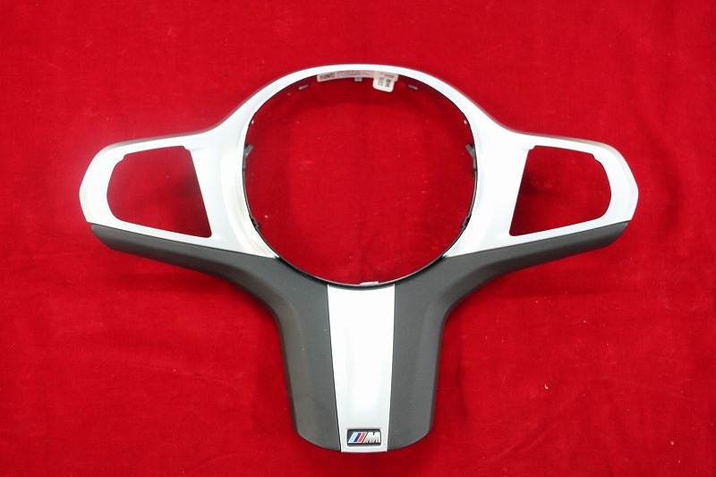 ★売り切り! 送料無料! BMW 8シリーズ Mスポーツ 純正 ステアリングガーニッシュ 中古品★拍卖