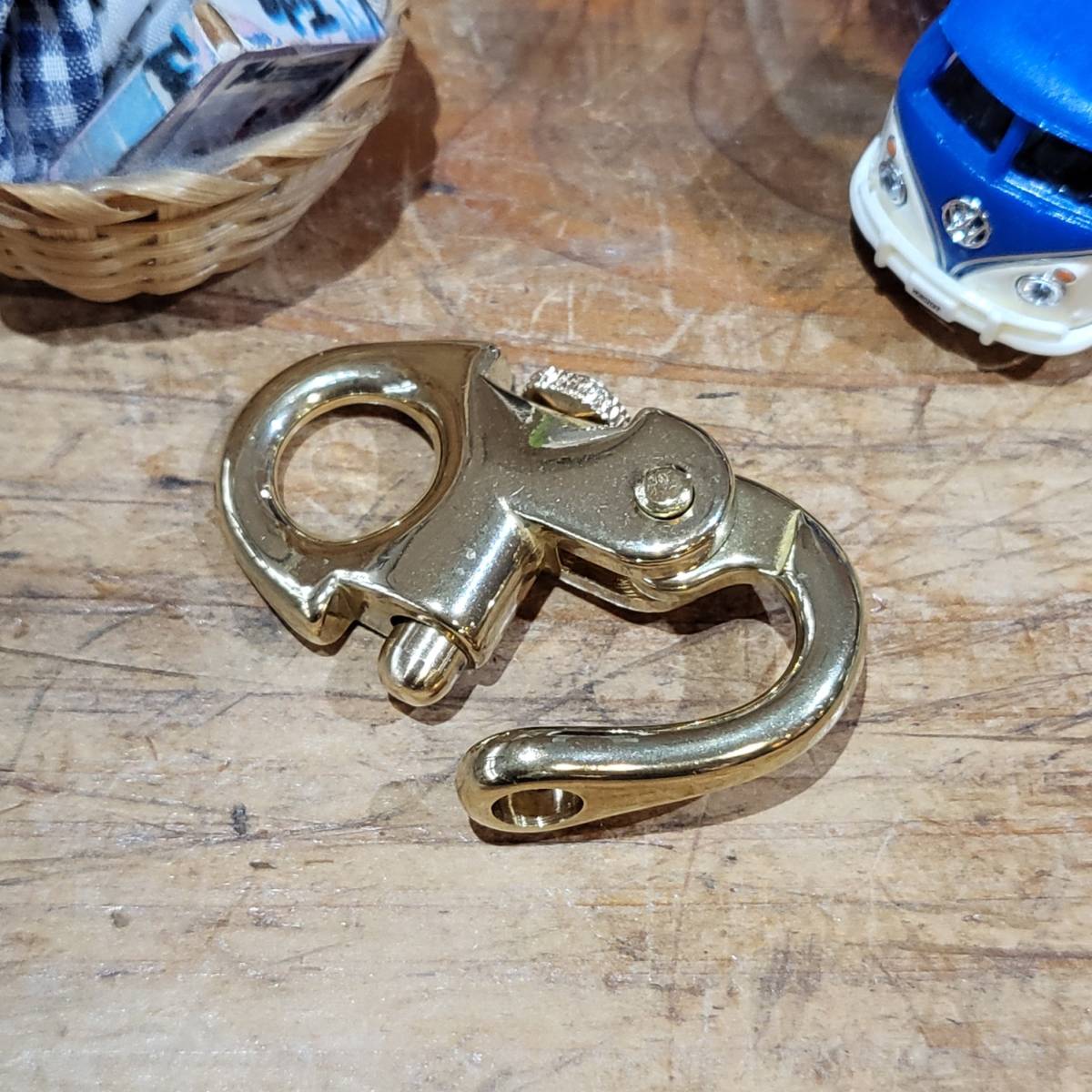 レザークラフト 真鍮 Brass スナップシャックル拍卖