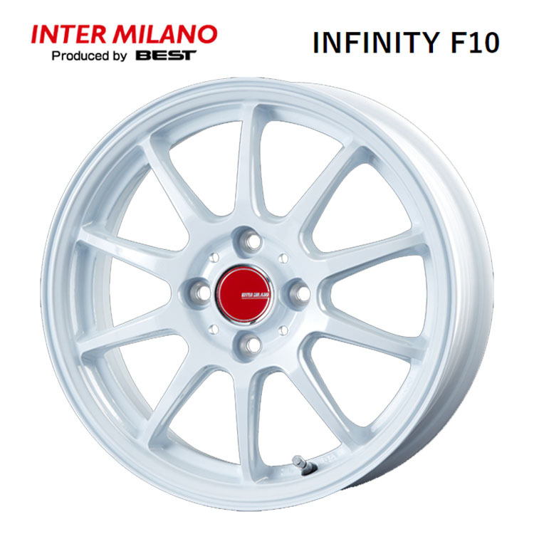 送料無料 インターミラノ INTER MILANO INFINITY F10 4.5J-15 +45 4H-100 (15インチ) 4H100 4.5J+45【2本セット 新品】拍卖