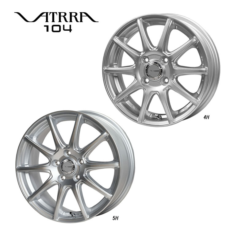 送料無料 ハートボイス HEART VOICE VATRA104 6.5J-16 +40 5H-114.3 (16インチ) 5H114.3 6.5J+40【1本単品 新品】拍卖