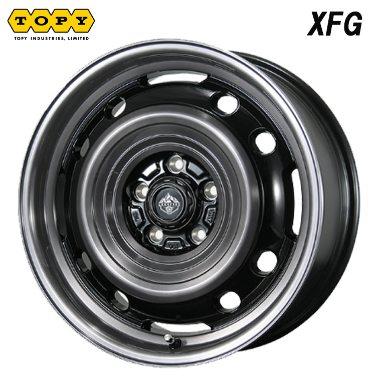 送料無料 トピー TOPY LANDFOOT XFG 6J-15 +53 5H-114.3 (15インチ) 5H114.3 6J+53【4本セット 新品】拍卖