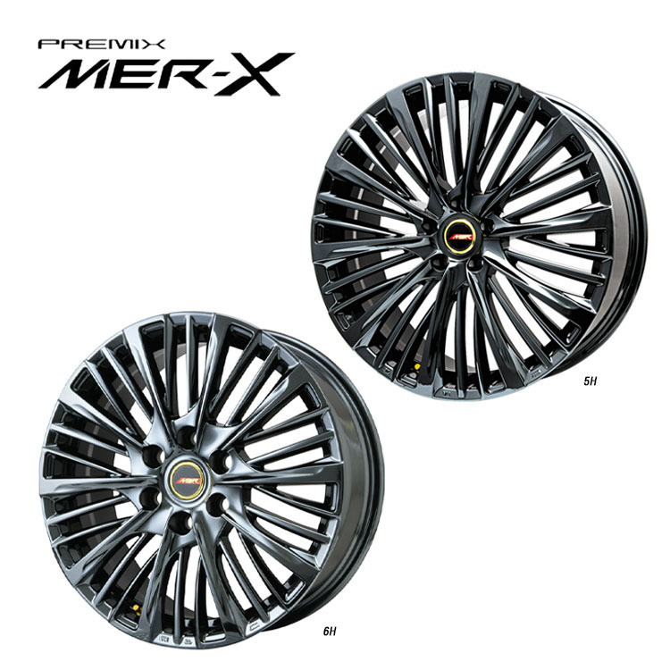 送料無料 プレミックス PREMIX MER-X 8.5J-20 +35 5H-114.3 (20インチ) 5H114.3 8.5J+35【1本単品 新品】拍卖