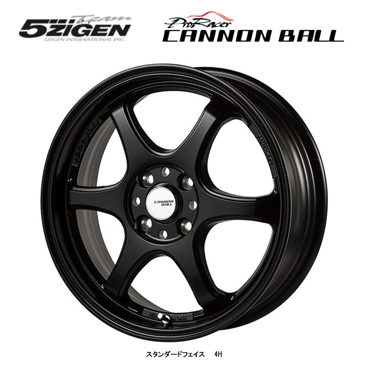 送料無料 5次元 5ZIGEN CANNON BALL 10J-17 +12 5H-114.3 (17インチ) 5H114.3 10J+12【2本セット 新品】拍卖