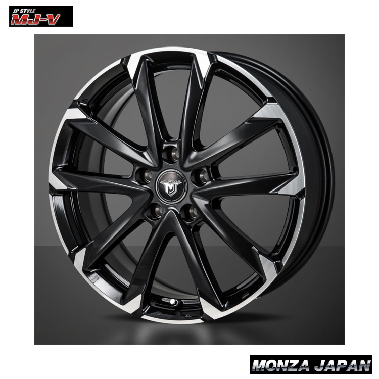 送料無料 モンツァジャパン MONZA JAPAN JP-STYLE MJ-V 5.5J-15 +42 4H-100 (15インチ) 4H100 5.5J+42【4本セット 新品】拍卖