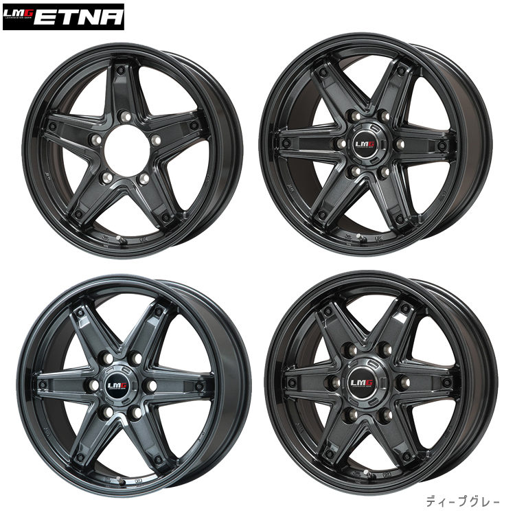 送料無料 レアマイスター LEHRMEISTER LMG ETNA 5.5J-15 +5 5H-139.7 (15インチ) 5H139.7 5.5J+5【1本単品 新品】拍卖