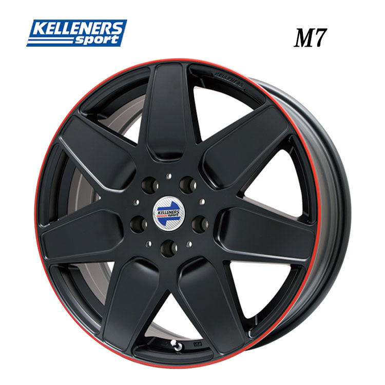 送料無料 ケレナーズ KELLENERS M7 7J-17 +54 5H-112 (17インチ) 5H112 7J+54【2本セット 新品】拍卖
