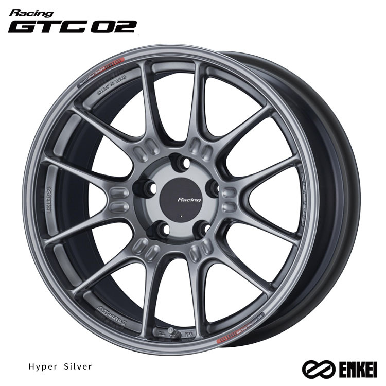 送料無料 エンケイ ENKEI Racing GTC 02 9J-18 +30 5H-114.3 (18インチ) 5H114.3 9J+30【1本単品 新品】拍卖