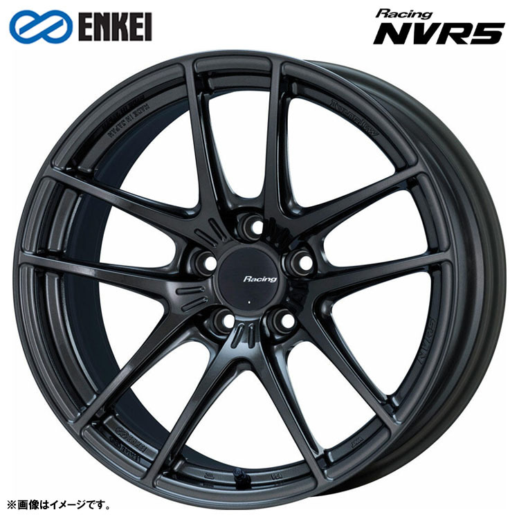 送料無料 エンケイ ENKEI Racing NVR5 9.5J-18 +45 5H-120 (18インチ) 5H120 9.5J+45【4本セット 新品】拍卖