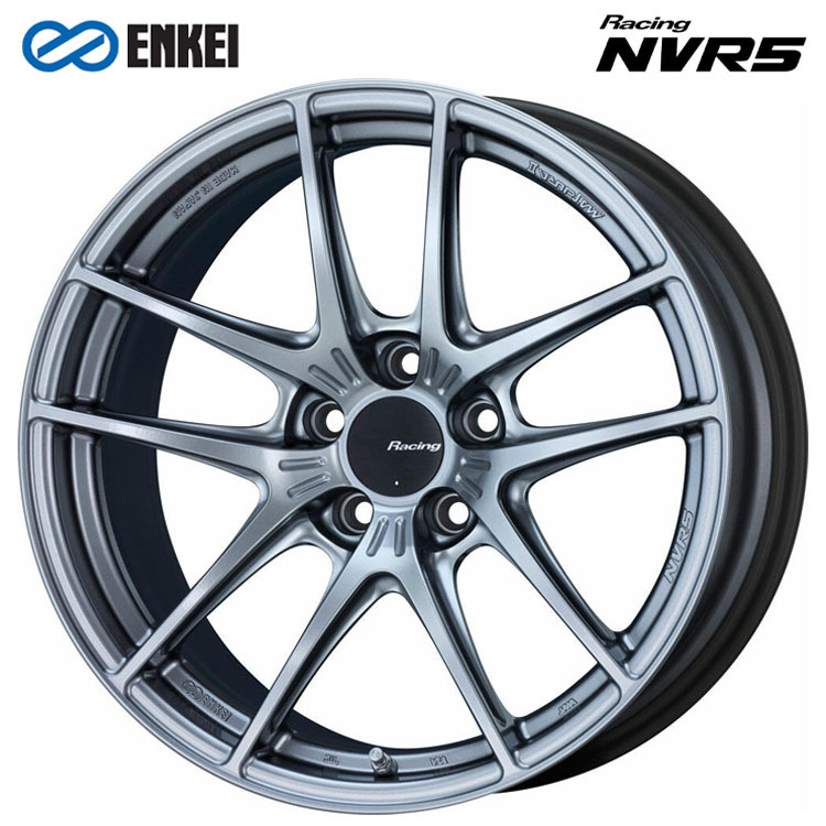 送料無料 エンケイ ENKEI Racing NVR5 9.5J-18 +27 5H-114.3 (18インチ) 5H114.3 9.5J+27【1本単品 新品】拍卖