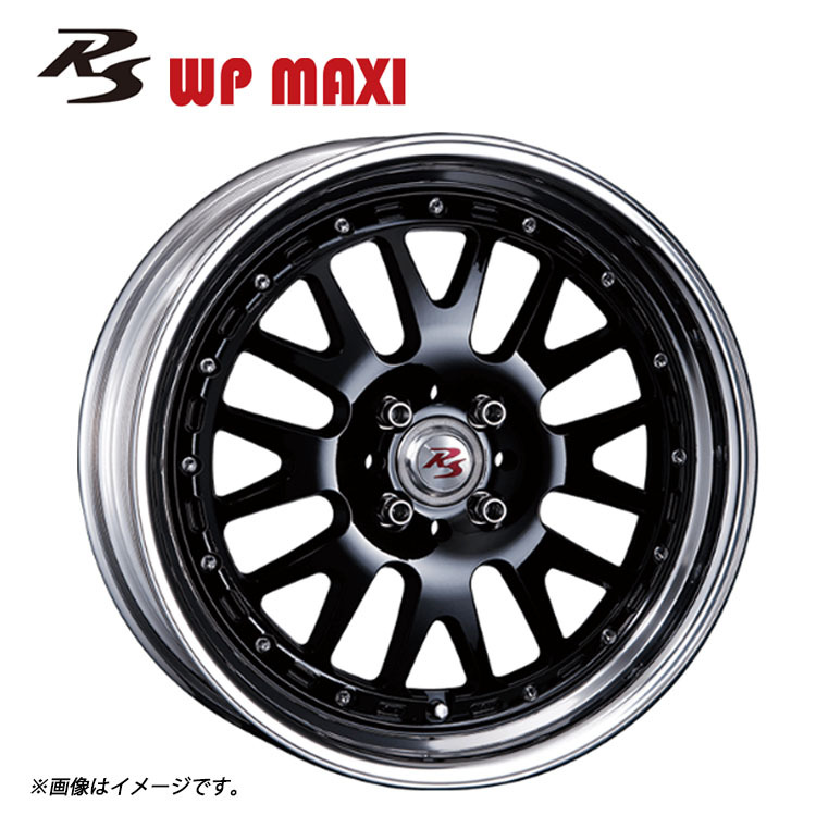 送料無料 クリムソン CRIMSON RS WP MAXI Mid Disk 8.5J-17 +42~-14 5H-100 (17インチ) 5H100 8.5J+42~-14【2本セット 新品】拍卖