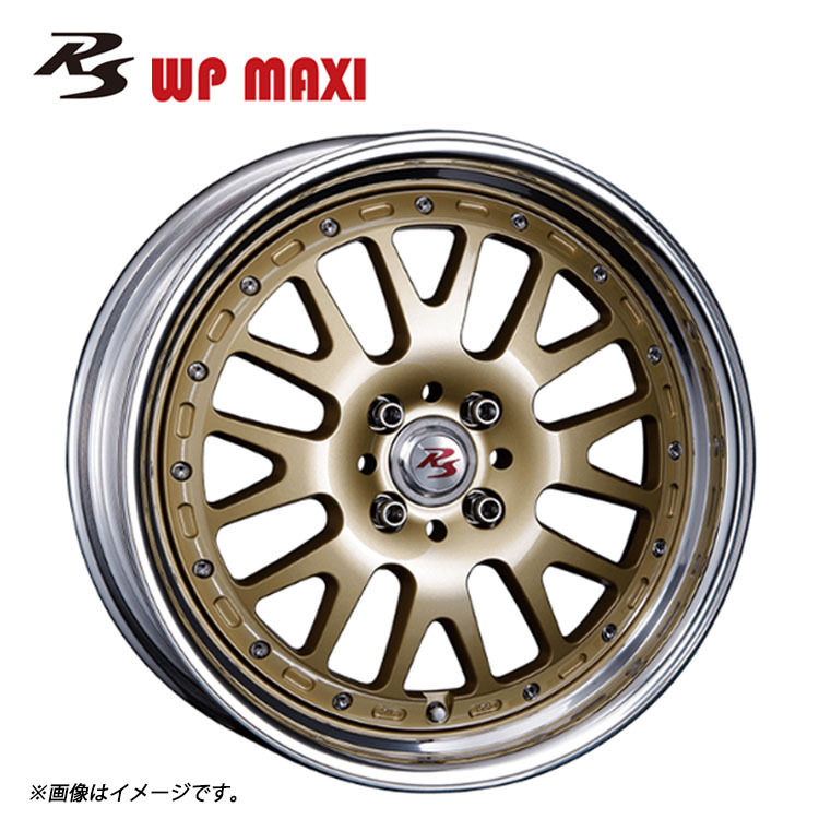 送料無料 クリムソン CRIMSON RS WP MAXI Mid Disk 8.5J-17 +42~-14 5H-100 (17インチ) 5H100 8.5J+42~-14【2本セット 新品】拍卖