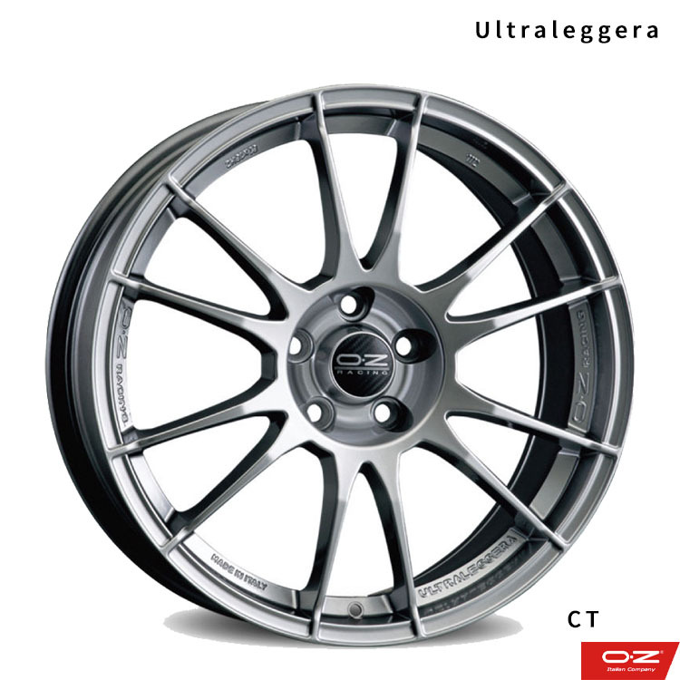 送料無料 オーゼット レーシング OZ Racing Ultraleggera (CT) 8J-18 +35 5H-114.3 (18インチ) 5H114.3 8J+35【2本セット 新品】拍卖