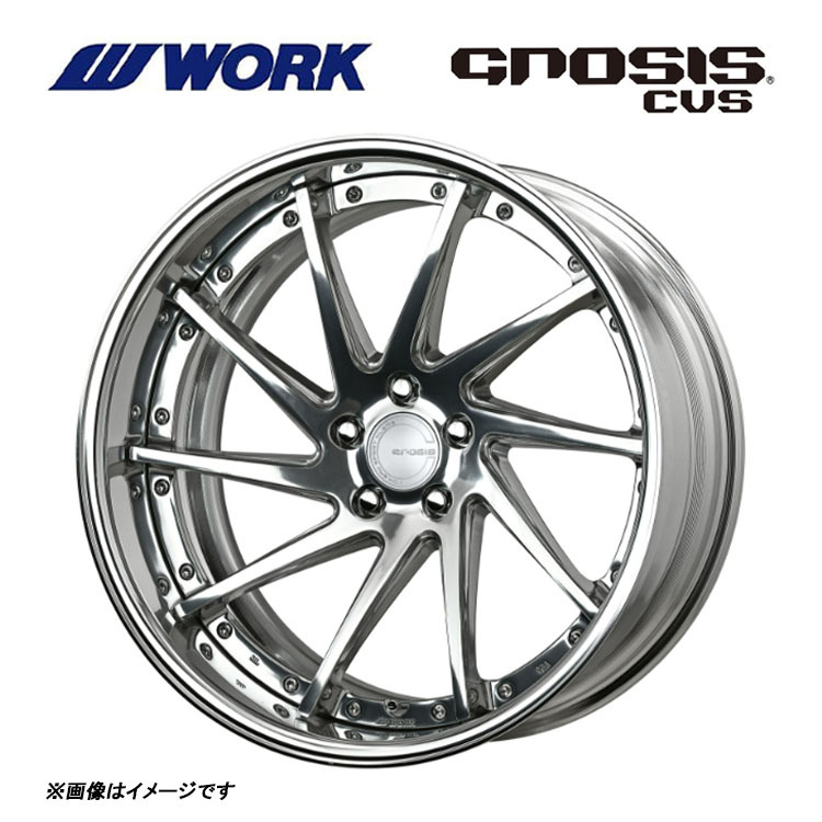 送料無料 ワーク WORK GNOSIS CVS FULL REVERSE ディープコンケイブ STANDARD Hdisk 10.5J-19 +38~-50 5H-114.3 【2本セット 新品】拍卖